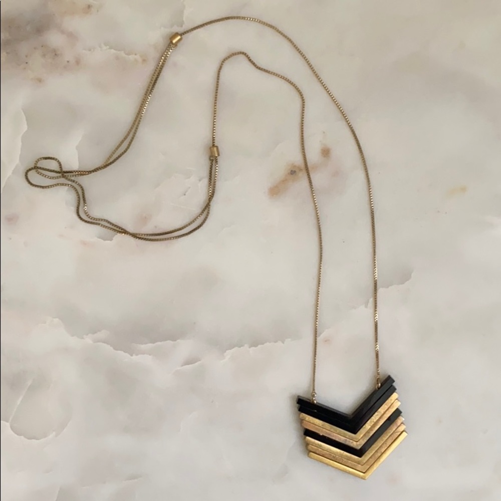 Madewell Arrowstack necklace